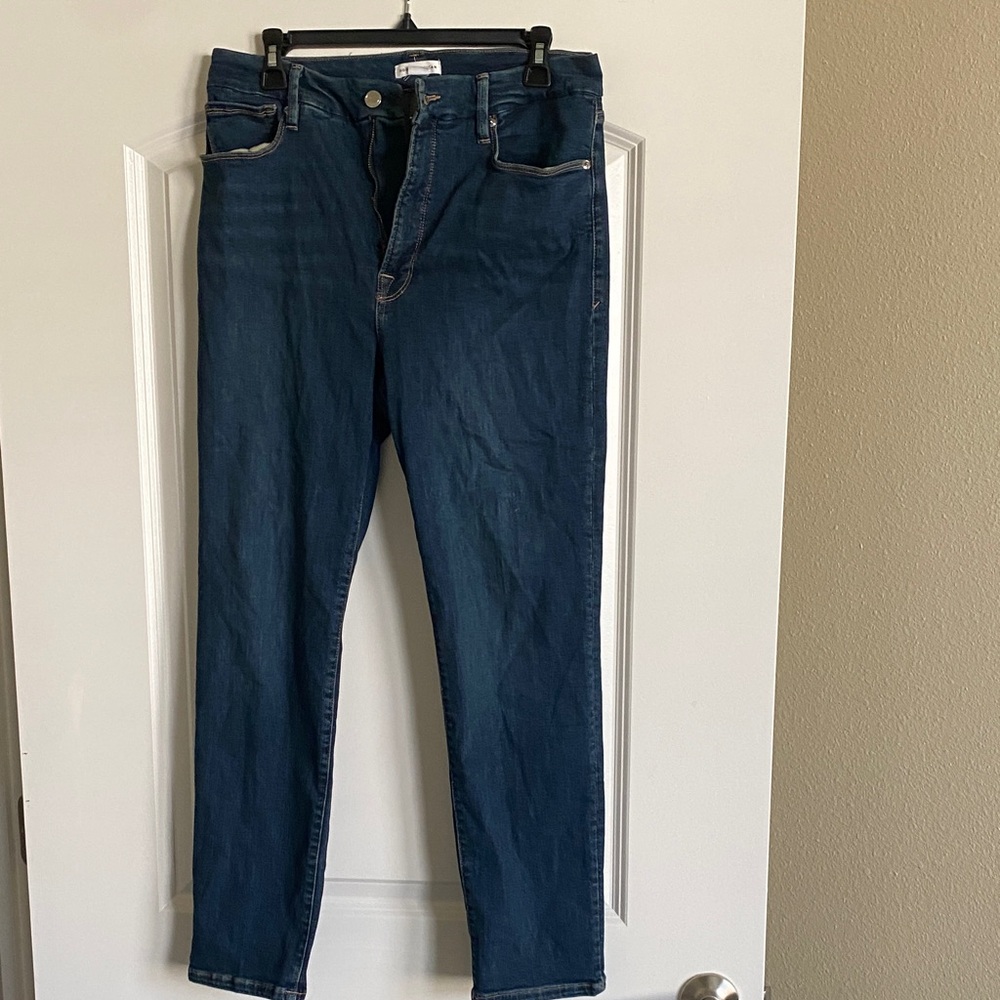 Good American Indigo Slim Jeans